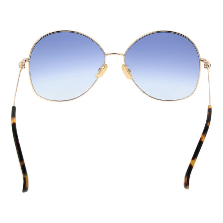 Max Mara Gold Metal Sunglasses