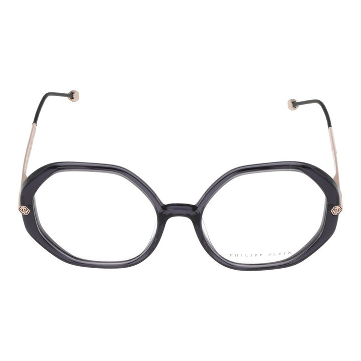 Philipp Plein Gray Cellulose Acetate Glasses (Frames)