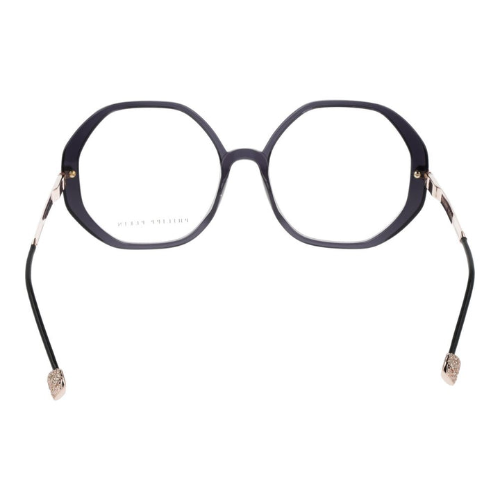 Philipp Plein Gray Cellulose Acetate Glasses (Frames)