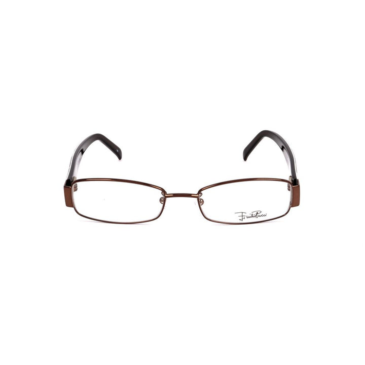 Emilio Pucci Brown Metal Glasses (Frames)
