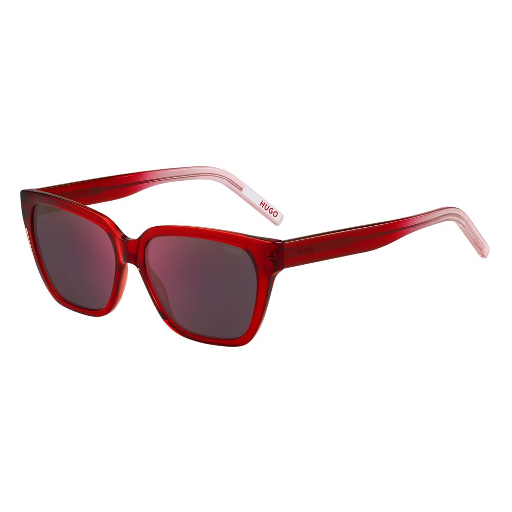 Hugo Boss Red Acetate Sunglasses – Visamoda