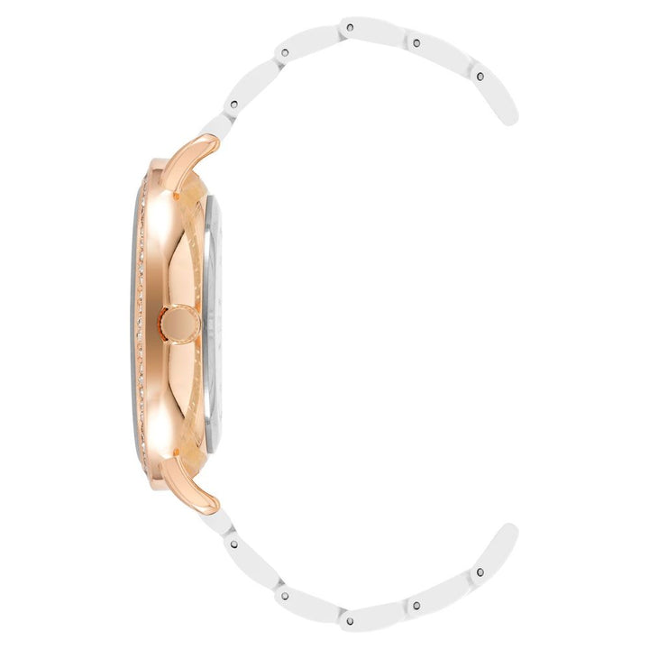 Juicy Couture White Metal Dress Watch