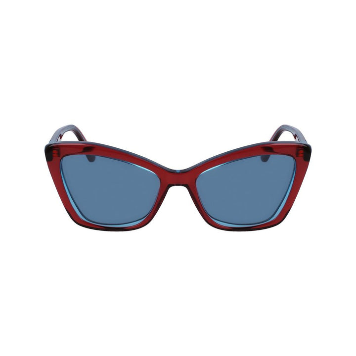 Karl Lagerfeld Red Acetate Sunglasses
