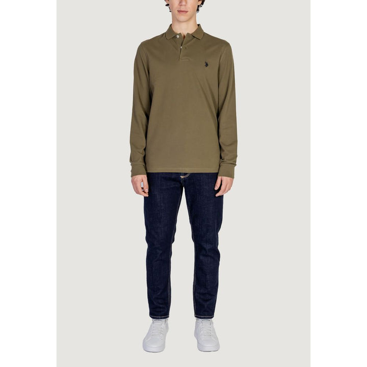 U.S. POLO ASSN. Green Cotton Long Sleeve T-Shirt