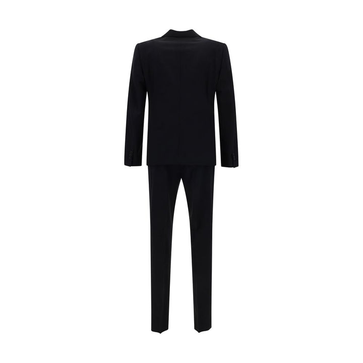 Dsquared² Blue Fleece Wool Two-Piece Suit