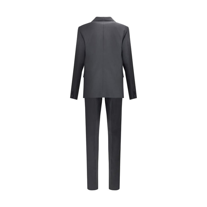 Dsquared² Black Fleece Wool Two-Piece Suit