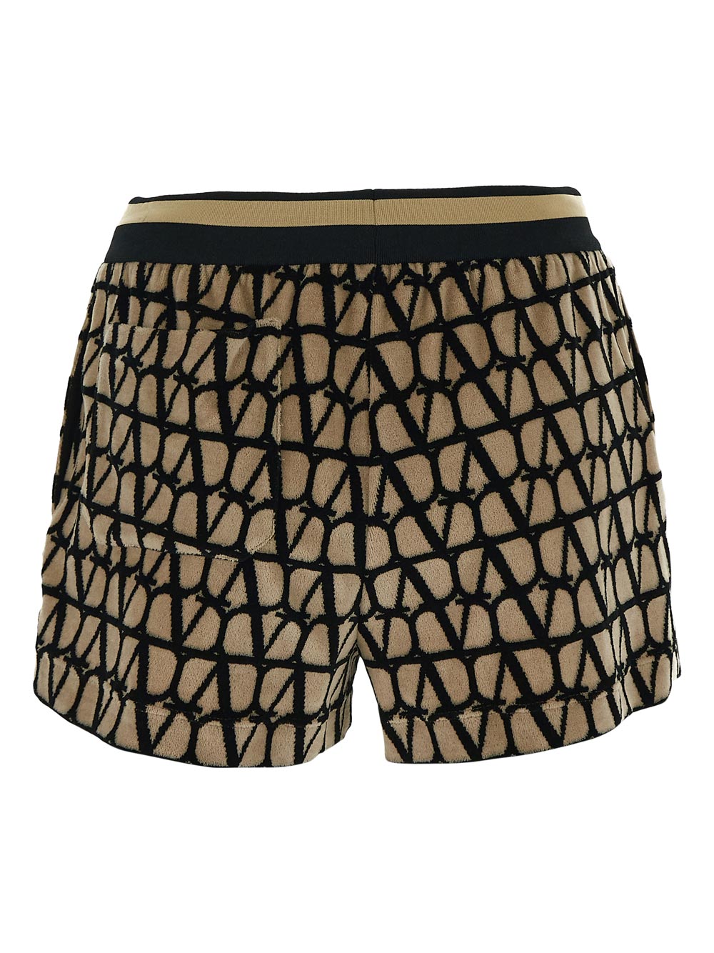 Valentino Shorts In Toile Iconographe Sponge Jersey