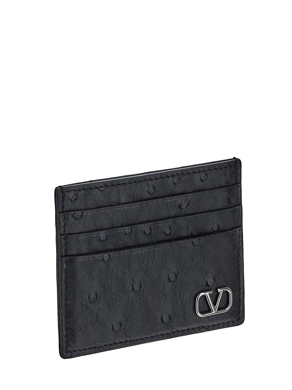 Valentino Garavani Vlogo Signature Leather Cardholder