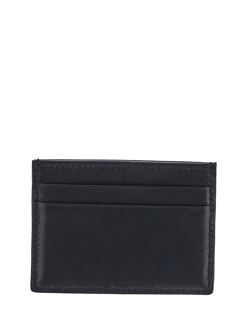 Valentino Garavani Toile Iconographe Card Holder In Technical Fabric With Leather Details