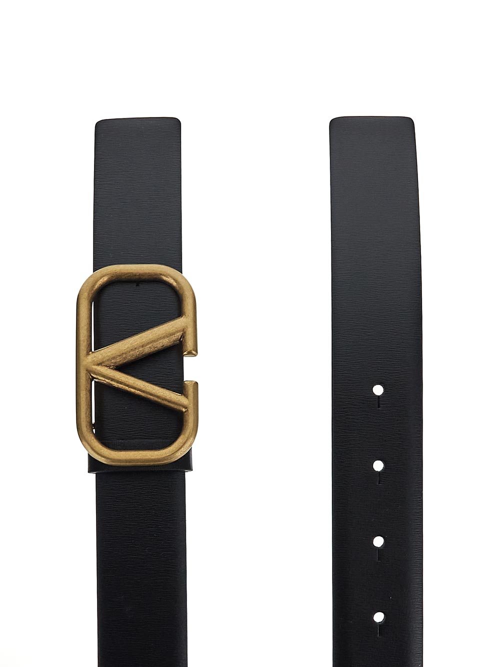 Valentino Garavani Vlogo Signature Leather Belt