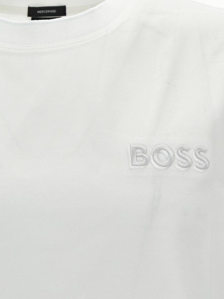 Boss Embroidered-Logo Cotton T-Shirt