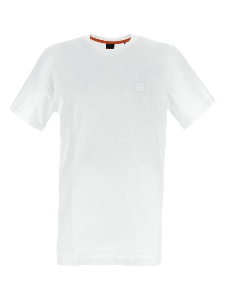 Boss Cotton-Jersey T-Shirt With Logo Patch