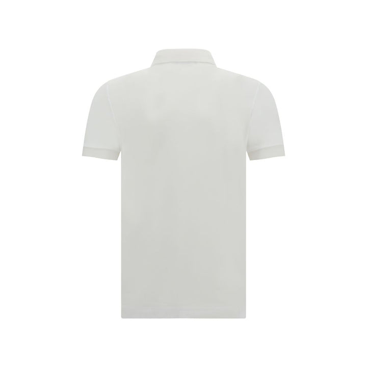 Dolce & Gabbana White Cotton Polo Shirt