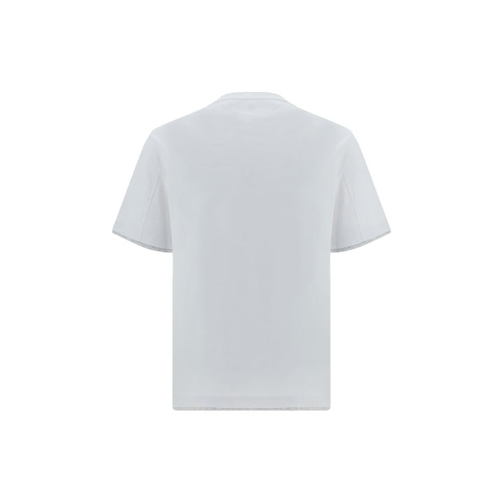 Brunello Cucinelli White Cotton T-Shirt