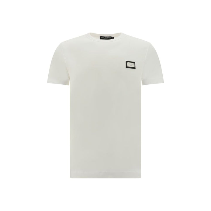 Dolce & Gabbana White Cotton T-Shirt