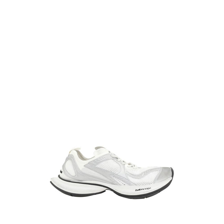 Balenciaga White Polyethylene Athletic Sneakers