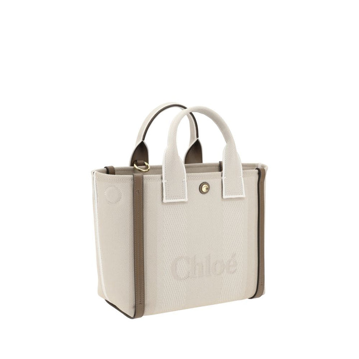 Chloé Beige Cotton Handbag