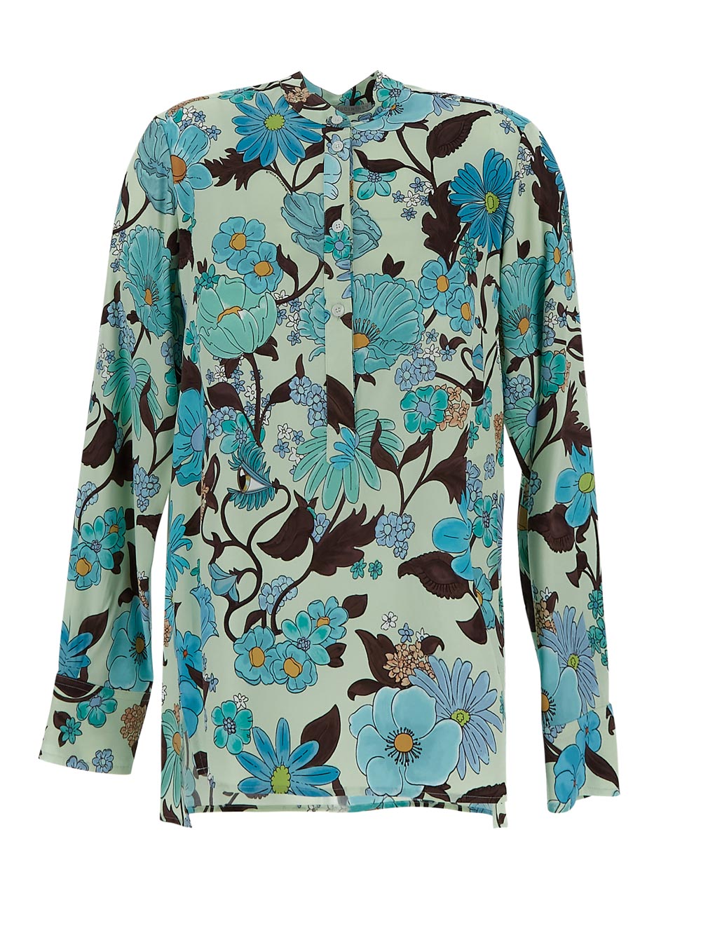 Stella Mccartney Garden-Print Buttoned Shirt