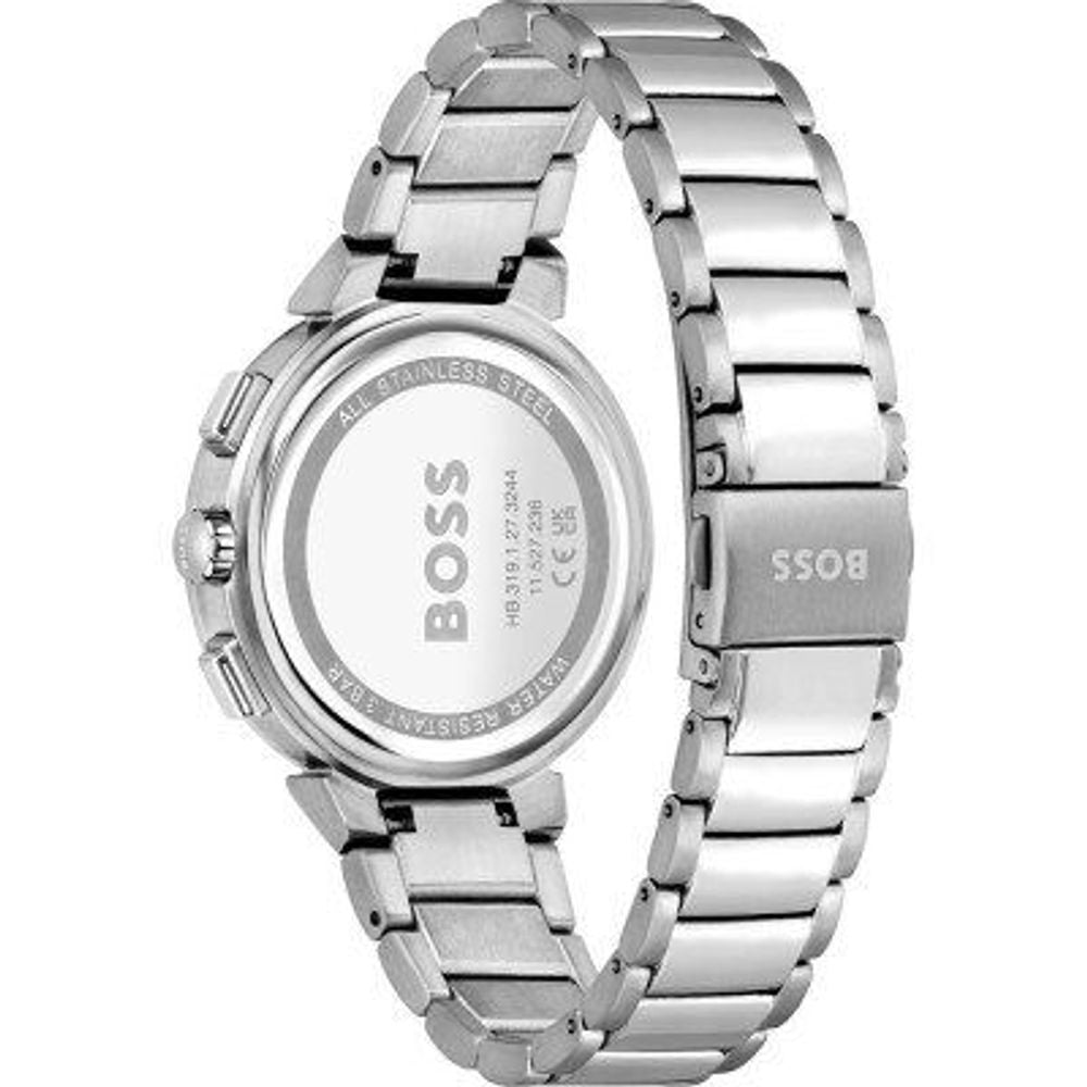 Hugo Boss Silver Stainless Steel Dress Watch