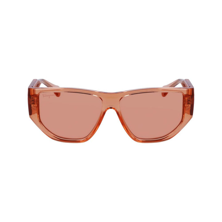 Ferragamo Orange Injected Sunglasses