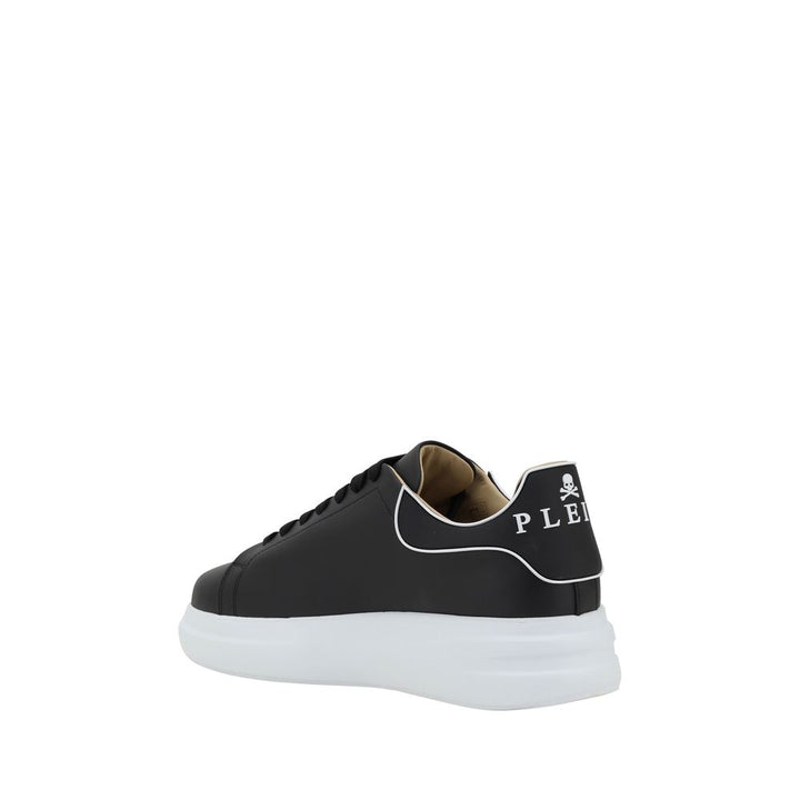 Philipp Plein Black Rubber Low Top Sneakers