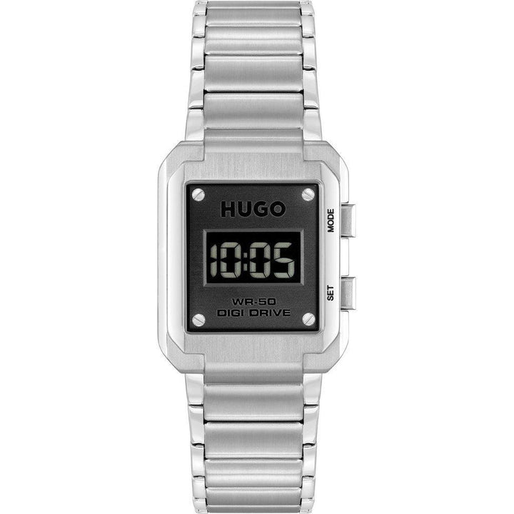 Hugo Boss Silver Stainless Steel Digital Watch