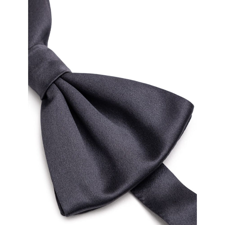 Dolce & Gabbana Gray Silk Bowtie