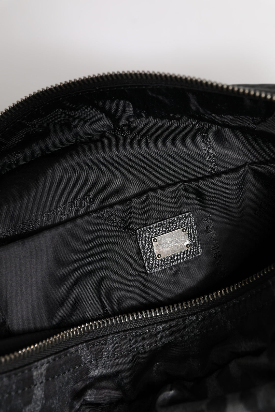 Dolce & Gabbana Black Gray Leopard DG Logo Belt Waist Fanny Pack Bag