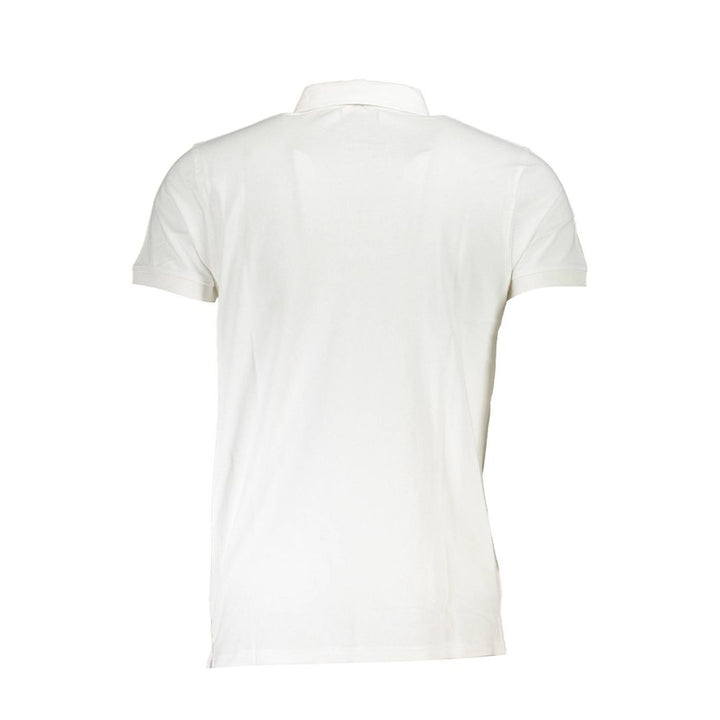 Cavalli Class Bianco Cotton Men Polo