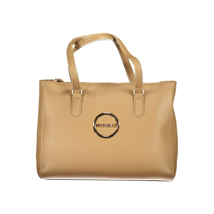 Mario Valentino Beige Polyurethane Women Handbag