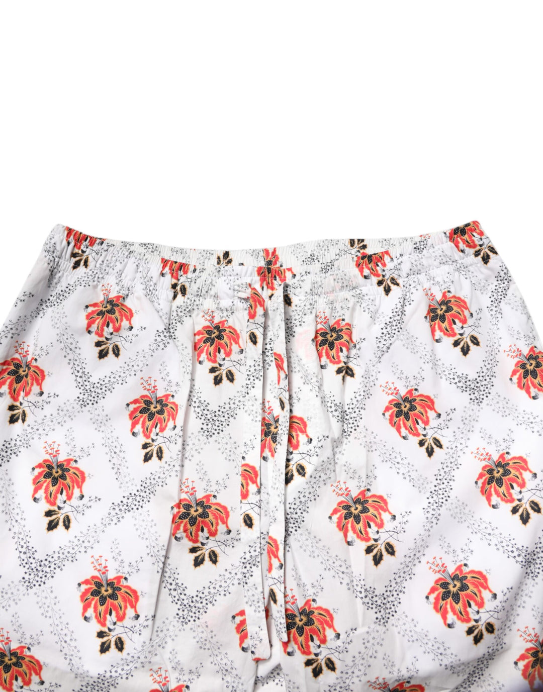 Dolce & Gabbana Multicolor Floral Print Cotton Pajama Set Sleepwear