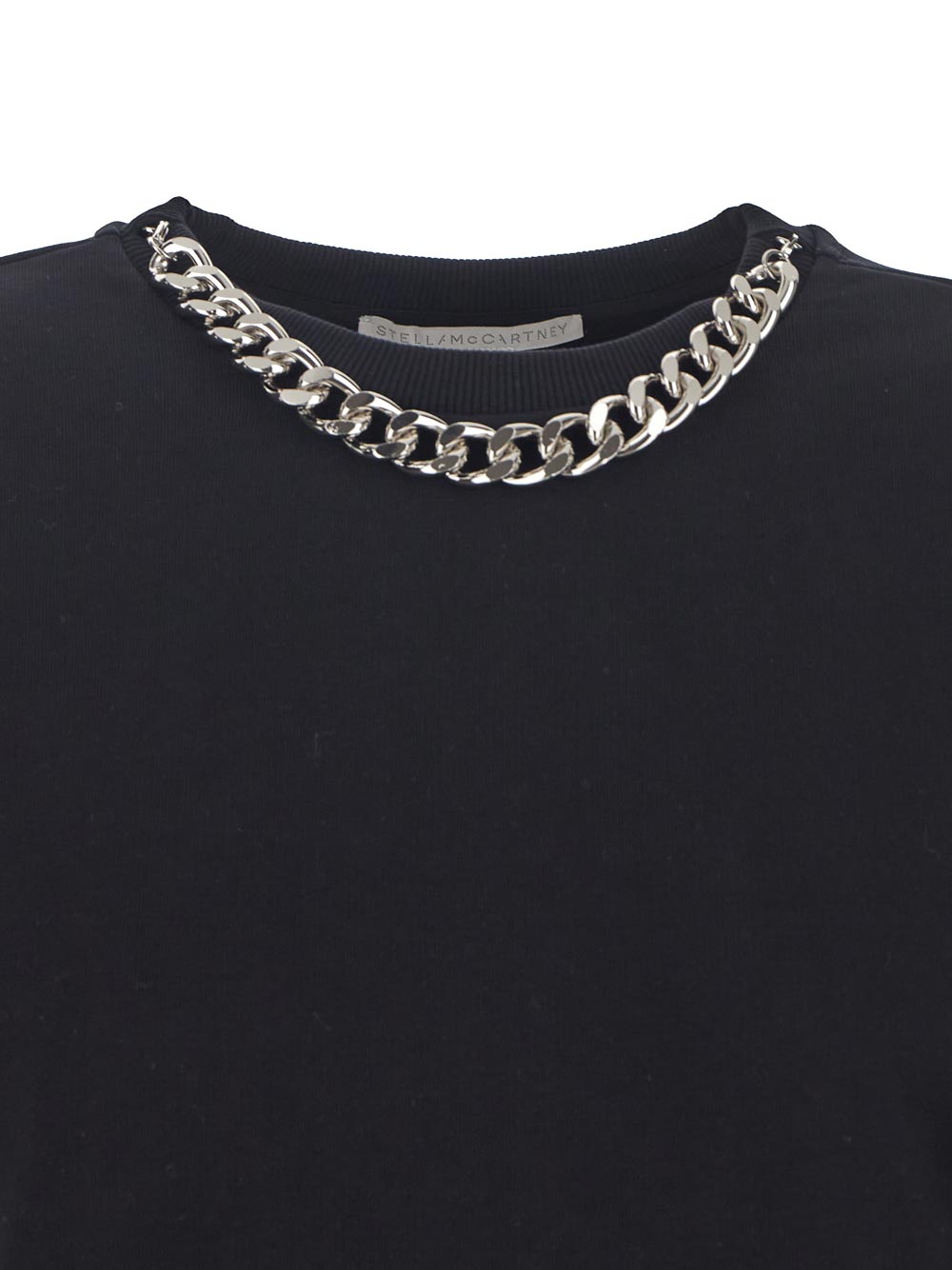 Stella Mccartney  Chain-Link Cotton Sweatshirt