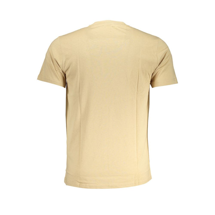 Cavalli Class Beige Cotton Men's T-Shirt