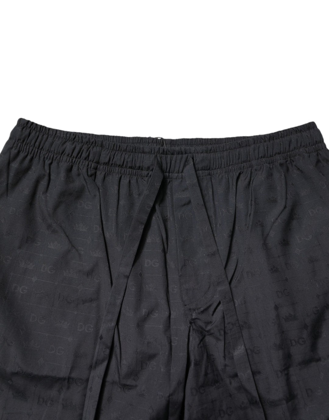 Dolce & Gabbana Black Cotton Men Pajama Set Sleepwear