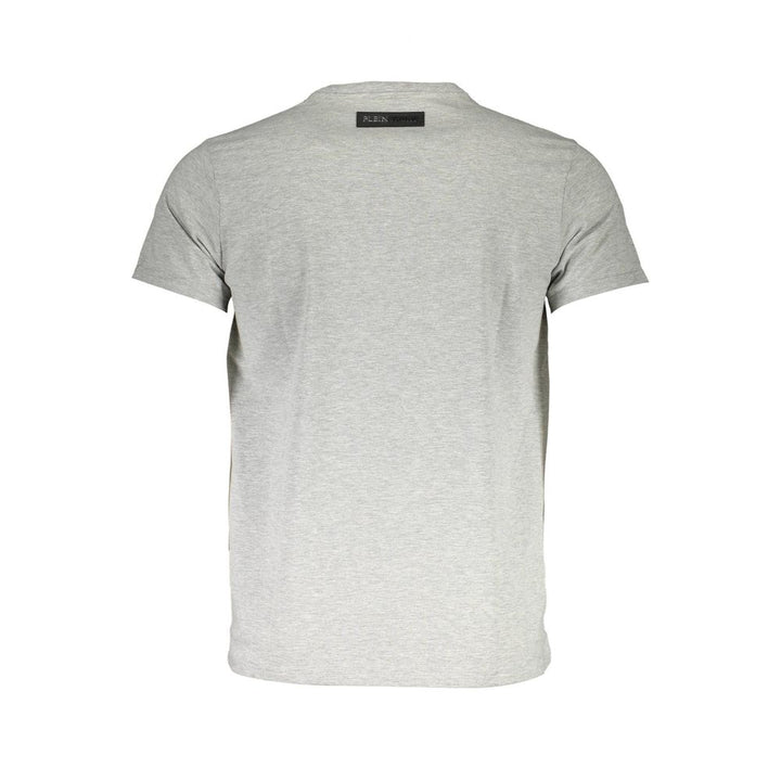 Plein Sport Brown Cotton Men T-Shirt