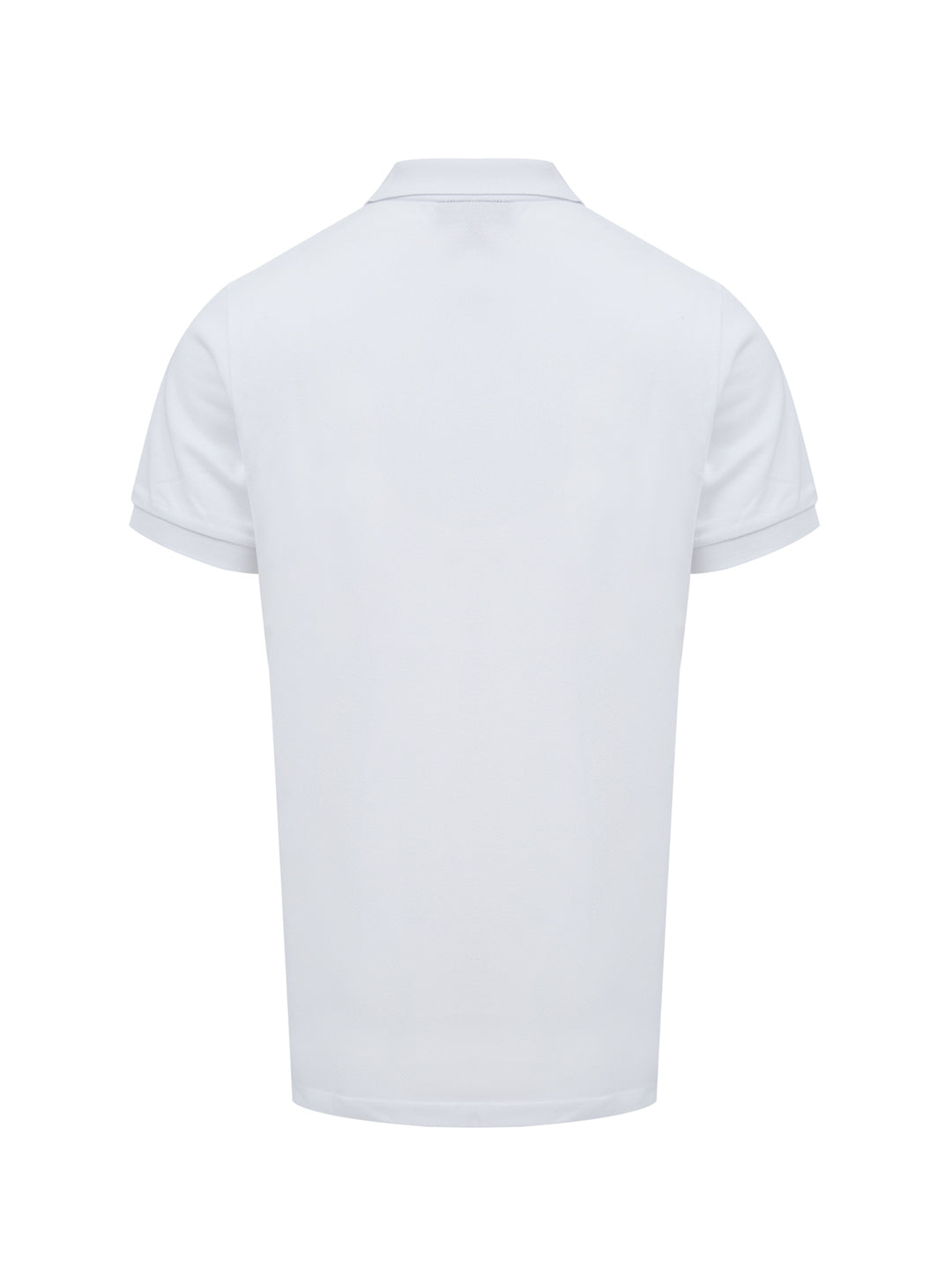Burberry White Cotton Collared Polo Shirt