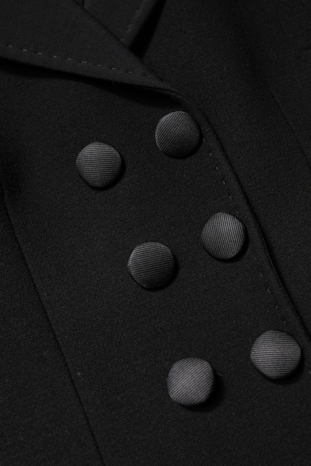 Dolce & Gabbana Black Wool Double Breasted Coat Jacket