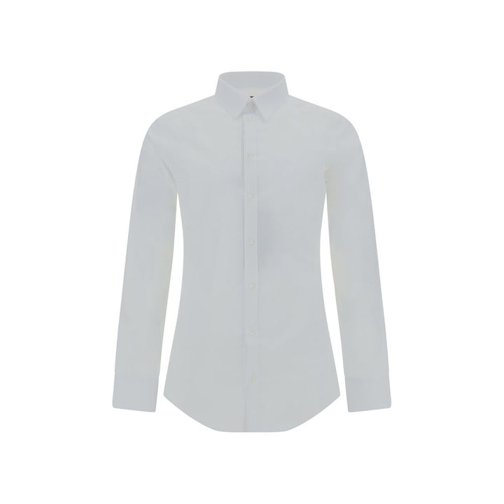 Dolce & Gabbana White Elastane Dress Shirt