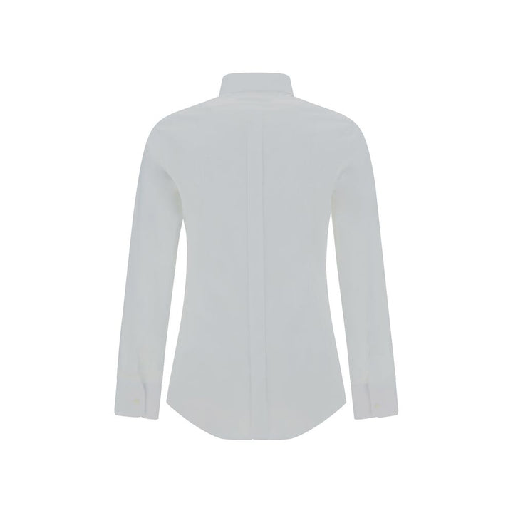 Dolce & Gabbana White Elastane Dress Shirt