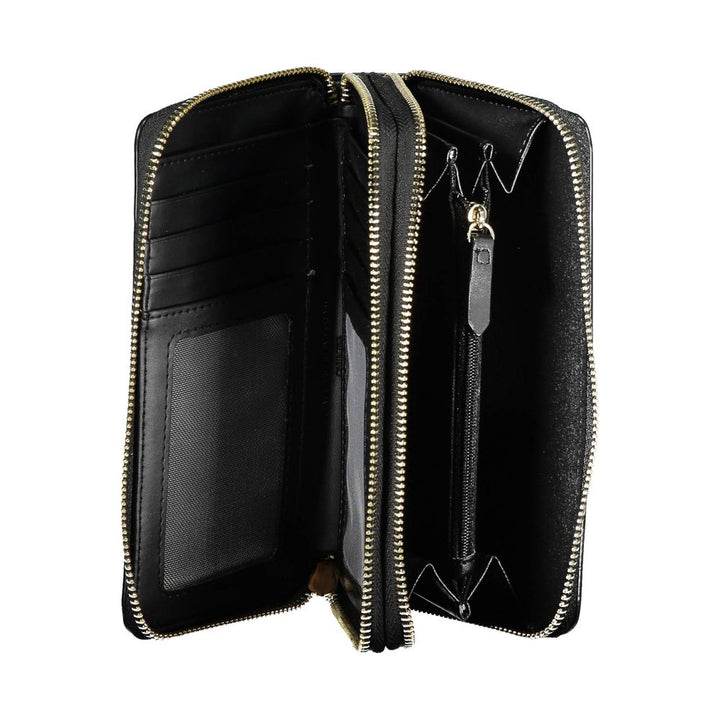 Mario Valentino Black Polyethylene Women Wallet