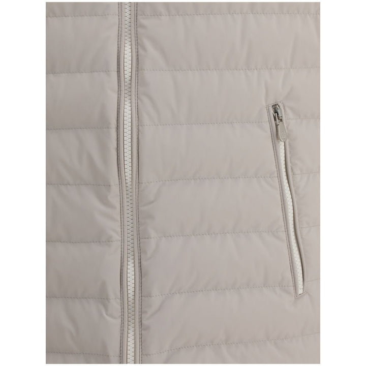 Brunello Cucinelli Beige Polyamide Jackets And Coat