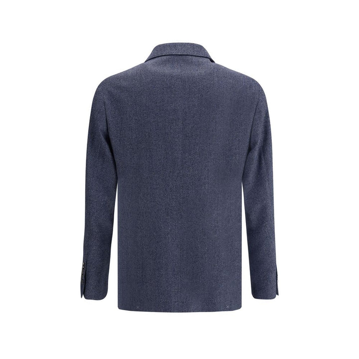 Brunello Cucinelli Blue Wool Blazer