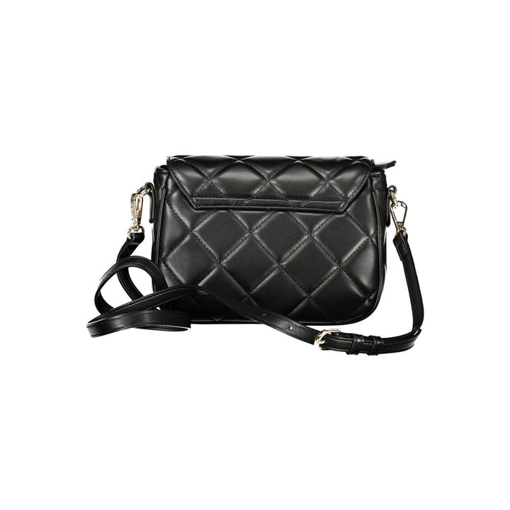 Mario Valentino Black Polyurethane Women Handbag