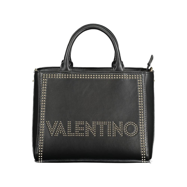 Mario Valentino Black Polyurethane Women Handbag