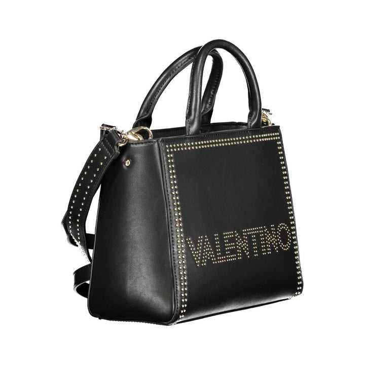 Mario Valentino Black Polyurethane Women Handbag