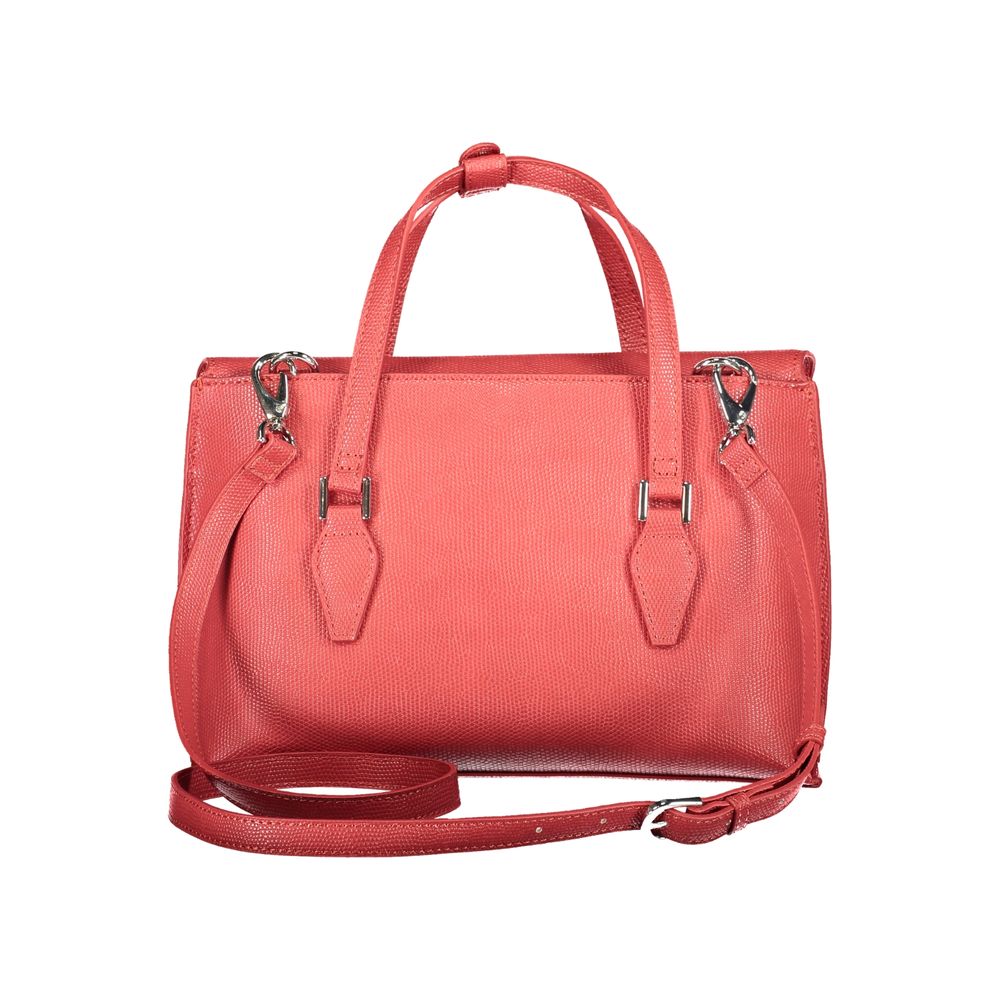 Mario Valentino Red Polyurethane Women Handbag