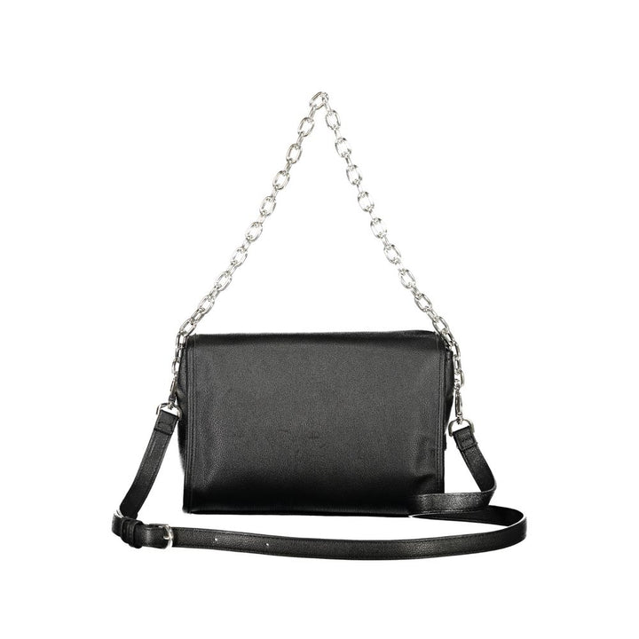 Mario Valentino Black Polyurethane Women's Handbag