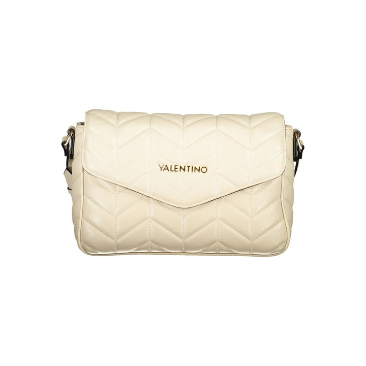 Mario Valentino Beige Polyurethane Women Shoulder Bag
