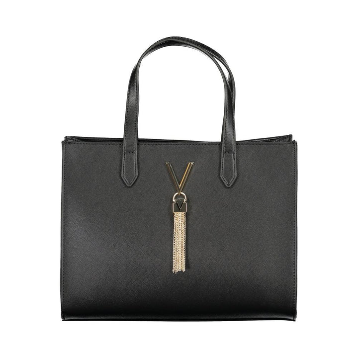 Mario Valentino Black Polyurethane Women Handbag