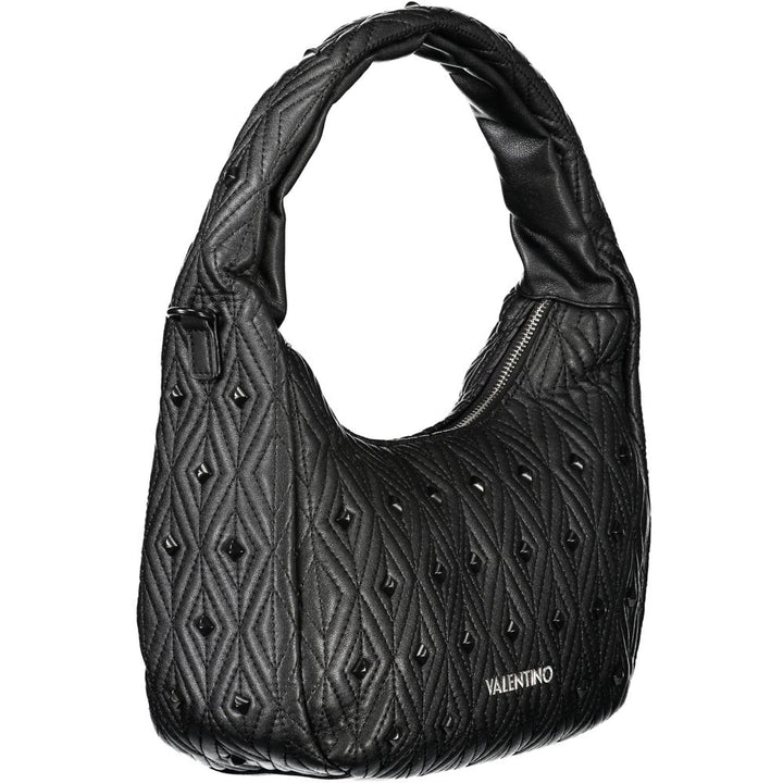 Mario Valentino Nero Polyurethane Women Shoulder Bag